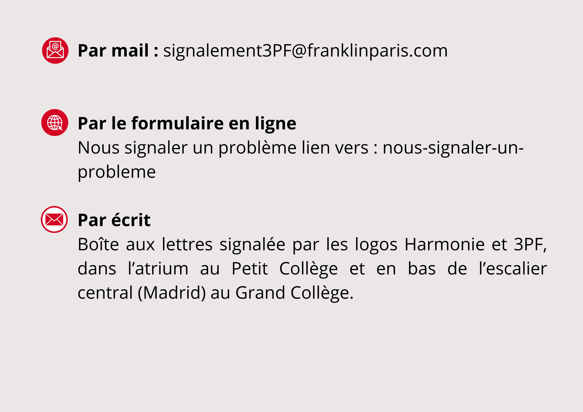 Comment signaler